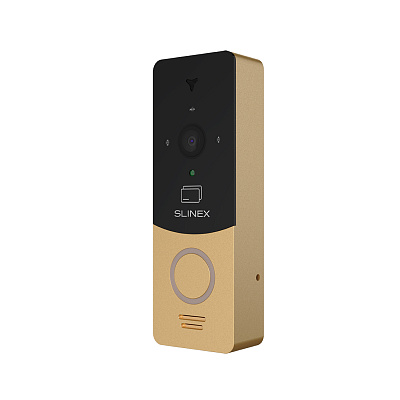 картинка Slinex ML-20CR HD цвет черный + золото. Вызывная панель высокого разрешения 2,0 Мп (AHD) / 960 ТВЛ от компании Intant